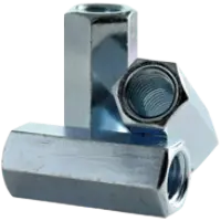 Hex Coupling Nuts Zinc